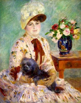  Charlotte Canvas - mlle charlotte berthier Pierre Auguste Renoir